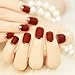 HimanJie 24PCS French Frosted Nail Films False Nails Nail Art Tools