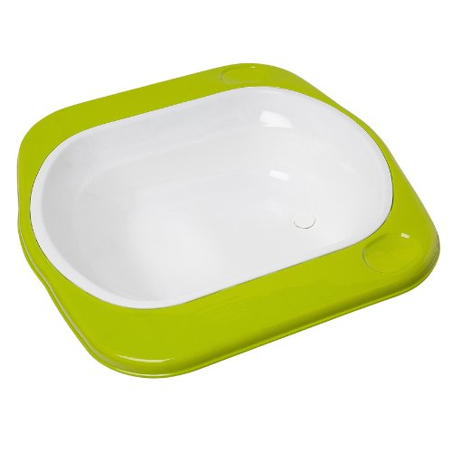 Safetots Baby Bath (Dinosaur White/Lime)