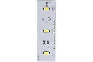 ELCHUIABY Conjunto De Luz De Refrigerador SW-BX02B 49031078 Tira LED De Repuesto Para Iluminación De Refrigerador Congelador 12V DC Conector De 2 Pines (1 Unidad)
