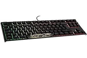 ‎DUCKY Ducky One 2 TKL PBT Gaming Tastatur, MX-Speed-Silver, RGB LED - schwarz