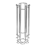 Porta cápsulas para café., , Fabricado en metal cromado., De forma redonda y con forma de flor en la base., Es para las cápsulas de Dolce gusto., Tiene capacidad para 18 cápsulas., , Medidas:, 12 x 12 x 32.40 cm., , ¡Porta cápsulas para tu hogar!