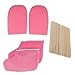 Produktbild MagiDeal Zubehör für Paraffinbad - 2 x Handschuhe, 2 x Socken, 50 x Holzstäbchen , Paraffin-Bad Kit