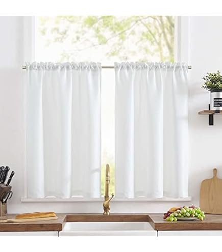 Laura Ashley Cantonnière Cassidy Jaune – Élégante Décoration Florale Bleue Sur Fond Jaune Renoncule, 100% Coton, Style Champêtre Chic (218,4 X 38,1 Cm)