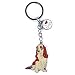 Produktbild LLZIYAN Hund Form Schlüsselanhänger Cartoon Puppy Anhänger Schlüsselanhänger Auto Handtasche Dekoration Zubehör Geschenk, 1#