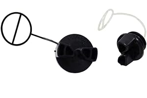 HURI Benzindeckel Tankdeckel Öl Öltankdeckel für Partner 350 351 370 371 390 420 Motorsägen