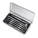 Produktbild Delicacydex 6 Teile/Satz Edelstahl Dental Werkzeug Zähne Reinigen Hygiene Explorer Sonde Haken Pick Scaler Spiegel Pinzette mit Ledertasche