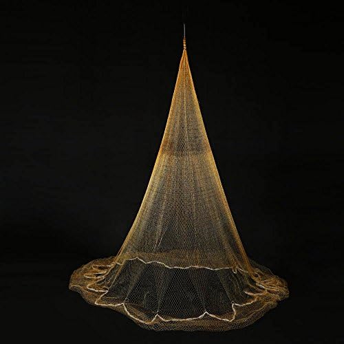 Nylon Monofilament Gill Fishing Net For Hand Casting 3.2 X 2M Folding Fish Net Baits Cast Mesh Trap