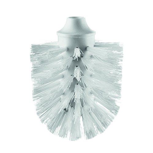 WC-Bürstenkopf weiß, Ø 85 mm, M12 Innengewinde, 5er Set - 2