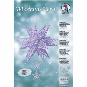 Preisvergleich Produktbild Ludwig Bähr Bastelset Modena-Stern Grace 200g / qm A4 Lavendel