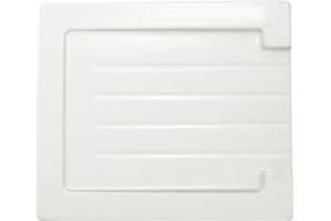 ARKIFACE Grooved Ceramic Gloss White Belfast Butler Kitchen Sink Worktop Drainer