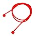 Price comparison product image Dandeliondeme 21.65" Anti Lost Silicone Cable Cord Strap Loop String Rope for iPhone 7 Apple Airpods Red