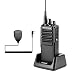 Produktbild NKTECH U-25W UHF 400-480MHz Tri-Power 25W 10W 5W 10Km Range Handheld Mobile Schinken-Transceiver Walkie Talkie Mit 37CM High Gain Antenne Zubehör (Schwarz Mit NK-S112 Sprecher Mic)