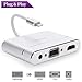 Produktbild Light  ning auf HDMI & VGA & Audio Video MASOMRUN Adapter Konverter Kabel, Apple iPhone X/8/7/6/5 Plus iPad iPod an Beamer Monitor TV