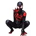 Produktbild RNGNBKLS Schwarzes Spiderman Kostüm Halloween Cosplay Party Anzug Kinder Film Maskerade Klassiker Spiderman Verkleidunge,Child-XS