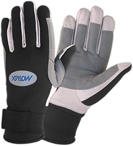 Neoprene Full Finger Gloves, Reinforced Palm Watersports gloves – Sailing and much more Size:Large