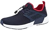  Mishansha Laufschuhe Sportschuhe Turnschuhe Fitnessschuhe Sneaker Leicht Atmungsaktiv Bequem für Herren(Blau, 45 EU)