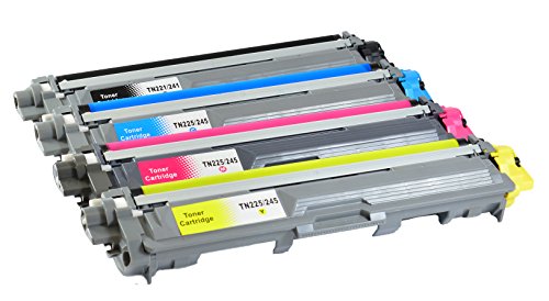 4 Toner kompatibel für Brother TN-241 TN-245 black cyan magenta yellow Brother DCP-9020 CDW HL-3170 CDW MFC-9330 CDW 9340 CDW 9130 CW 9140 CDN - 2