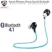 Amore Bluetooth 4.1 Wireless Blue Stereo Sport Headphones Headset with Built In Mic Running Hiking Exercise Hi-Fi Sound Hands-Free Calling Compatible with Samsung Galaxy, Note, Edge, Gionee, Intex, Karbonn, Lenovo, Iphone, Nokia, Nexus, Oppo, Vivo, Coolpad, One Plus, Moto, Sony and All Android Mobiles Bluetooth Headset with Volume Control Button RS.699.00