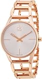 Calvin Klein Damen-Armbanduhr XS ck stately Analog Quarz Edelstahl beschichtet K3G23626