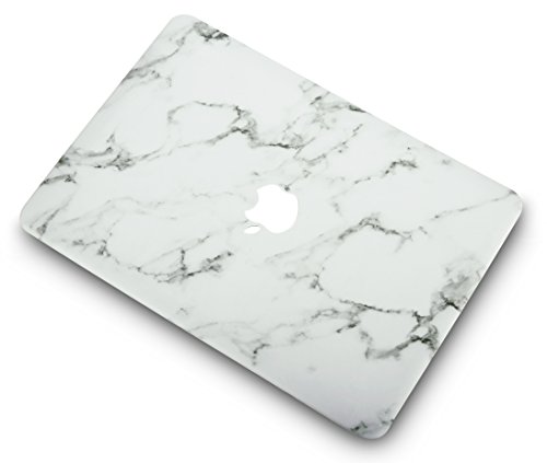 StarStruck MacBook Air 13 zoll H  lle Schutzh  lle Case Cover MacBook Air 13 3 H  lle  A1369   A1466   Marmor Wei   Leder 