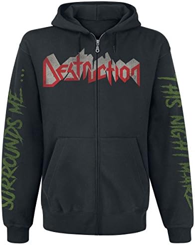 Destruction Release from Agony Hooded Zip Black S