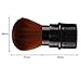 Contever® Retractable Kabuki Cosmetic Brush Blush Powder Foundation Makeup Brush with top Cover -- Black
