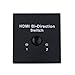 Produktbild HKFV 2-Port HDMI Bidirektionaler 2x1 Switch Switcher 1x2 Splitter Selector 3D 4K UHD 2 Schnitt 1 Schnitt HDMI HD Splitter Support 4K