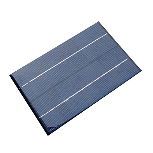 Janecrafts 1 Stück 4.2W 12V Solarpanel Polykristallin Solar Power Panel-Solar System DIY für Handy-Ladegeräte Tragbare