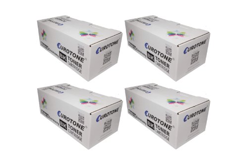 4x Eurotone High Quality Toner Cartridge für Canon LBP 6000 6020 6030 b MF 3010 - ersetzt EP725 725 Patronen - kompatible XXL Premium Alternative - non oem