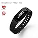 Produktbild Grewtech V07 Herzfrequenzmesser, Smart-Fitness-Tracker, Schrittzähler, Kalorien, Gesundheit Blutdruck, Schlafüberwachung, Sportarmband für Android iOS, Schwarz