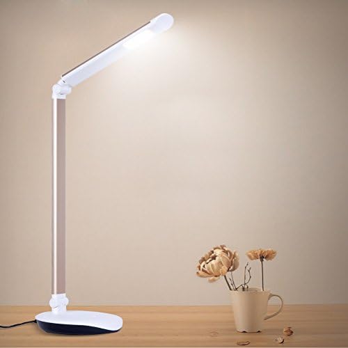 light Led Desk Lamp Eye Learning Desk Children Reading Light Student Bedroom Bedside Dormitory Energy Saving Lamp,Gold