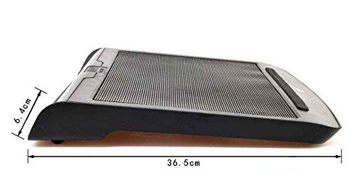 LS Premium Notebook Kühler LS-T5 | Laptop Cooling Pad Ständer| 5x Lüfter / Fan | mit 2 x USB HUB und blaue LED | 10″-17″ Zoll - 7