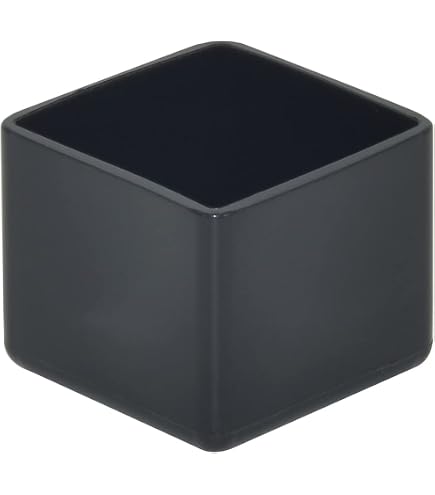 6 Tappi Quadrati Per Gambe Sedie In PVC 50x50 Mm – Antiscivolo, Antirumore E Proteggi Pavimento Per Tavoli, Armadi E Letti