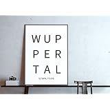 Typo Poster, city-love - Wuppertal
