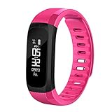IGEMY 2018 Neue Marke UP9 Bunte Smart Handgelenk Band Schlaf Sport Fitness Schrittzähler Armband (Rosa)