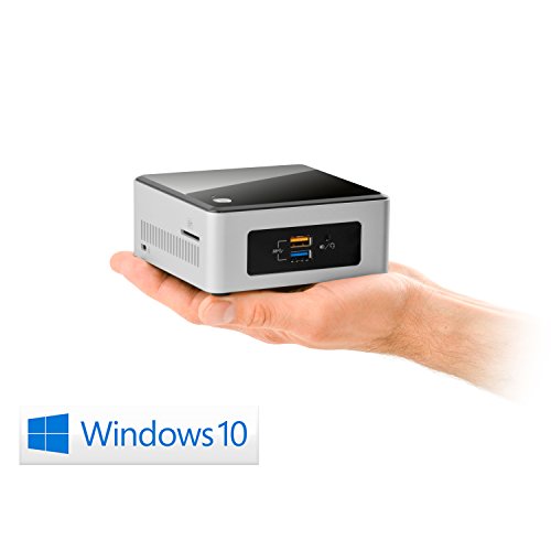 CSL Intel NUC Celeron N3050-2 inkl. Windows 10 Home - 2x 1600 MHz, 4 GB RAM, 120 GB SSD, Intel HD Graphics, USB 3.1, WLAN