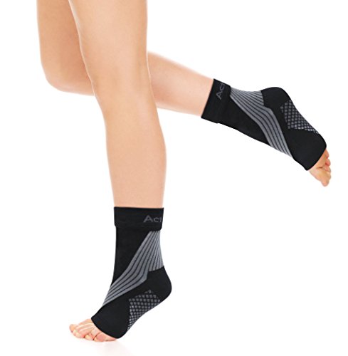 Activsocks Activsocks tobilleras de compresión mangas - par de calcetines de terapia de presión para Aquiles Tendonitis, fascitis plantar y alivio del dolor de pies/talón X
