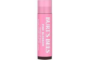 Burt's Bees Tinted Lip Balm Pink Blossom, Nawilżający Odcień Do Ust Z Masłem Shea, 100% Naturalnego Pochodzenia, 4.25g (Opakowanie może się różnić)