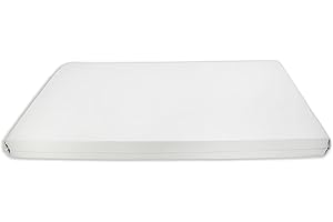 Acomoda Textil - Colchón Impermeable e Higiénico para Cuna 120x60 cm, Poliéster, Colchón para Bebé con Doble Funda,Transpirable y Lavable.