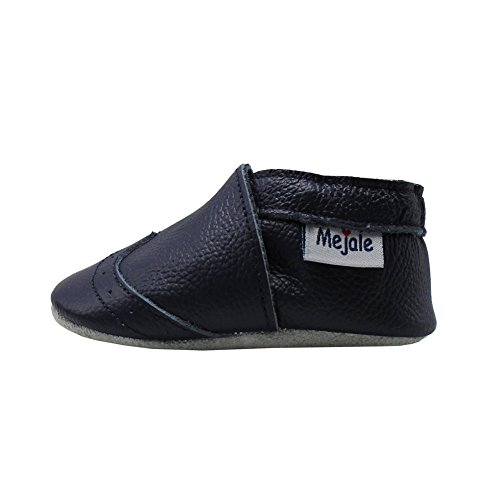 Mejale Weiche Sohle Leder Babyschuhe Lauflernschuhe Krabbelschuhe Kleinkind Kinderschuhe Hausschuhe - 5