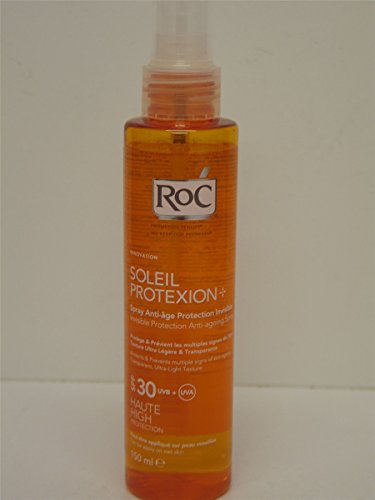 2 x RoC Invisible Protection Anti-Ageing Spray SPF 30 Use On wet Skin 2x150ml