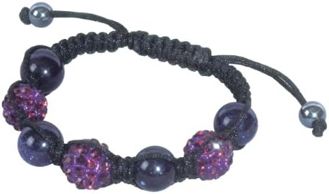 SHAMBALA Jewelry Making Kit, Amethyst and Blue Goldstone