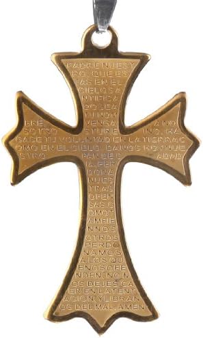 J2031 Inspire Presents Idea Gold bible Cross Ball Chain By FashionOn