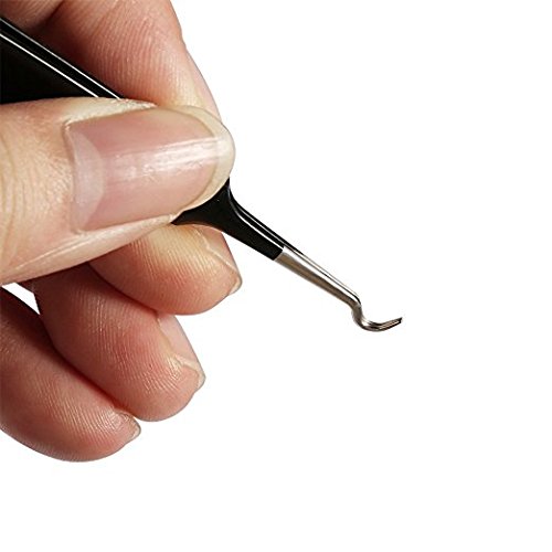 AMTOK Mitesserentferner mitesser zange blackhead killer Pickel Akne Werkzeug Komedonenquetscher aus Edelstahl - 6