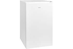 Abode Under Counter Freezer 48cm Wide Freestanding White 60 Litre with 3 Drawers, Adjustable Feet & Reversible Door, 4 Star Freezer, Suitable for Garages & Outbuildings A85UCFZ482E1W (White, 48 cm)