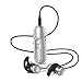 Produktbild OOFAYWFD Sport Headset Ohrhörer Telefon Drahtlose Bluetooth Kopfhörer HiFi Schwere Bass Stereo Kopfhörer,Silver