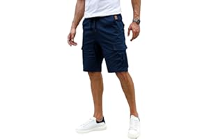 Elegancity Mens Combat Cargo Work Shorts Casual Summer Cotton Jogging Short Regular Fit with Pockets S-XXL