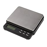 Hoosiwee Precision Digital Scales, 1000g 0.01g Electronic Weight Scale, Kitchen Cooking Weighing Scales, With LCD-Display, Stainless Steel Platform, Tare Function, Counting Mode, For Drug, Food, Coffee