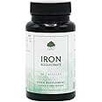 Iron (bisglycinate) Capsules | 20mg Iron (bisglycinate) per Capsule | 60 Vegan Capsules | Chelated Iron for Better Absorption | with Vitamin C | G&G Vitamins