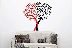 VVWV Trees Wall Stickers for Home Living Kids Bed Room Hall Kitchen Wall Decor Stickers PVC Vinyl Decals L X H 55 X 65 CMS